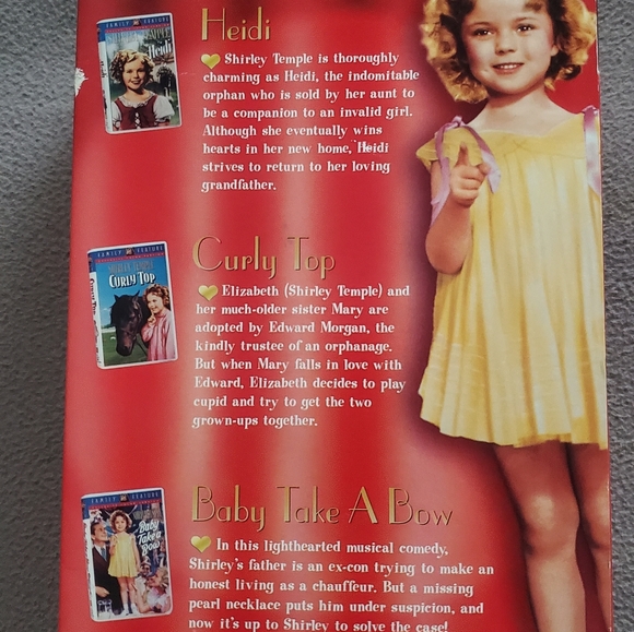 Triple-Pack Shirley Temple VHS Movies - Picture 2 of 7
